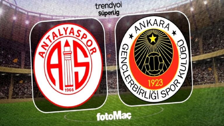 Hesap.com Antalyaspor – Gençlerbirliği maçı CANLI İZLE | Trendyol Süper Lig canlı