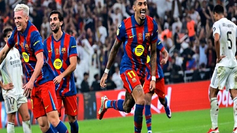 İspanya Süper Kupa’da Real Madrid’i deviren Barcelona şampiyon oldu!
