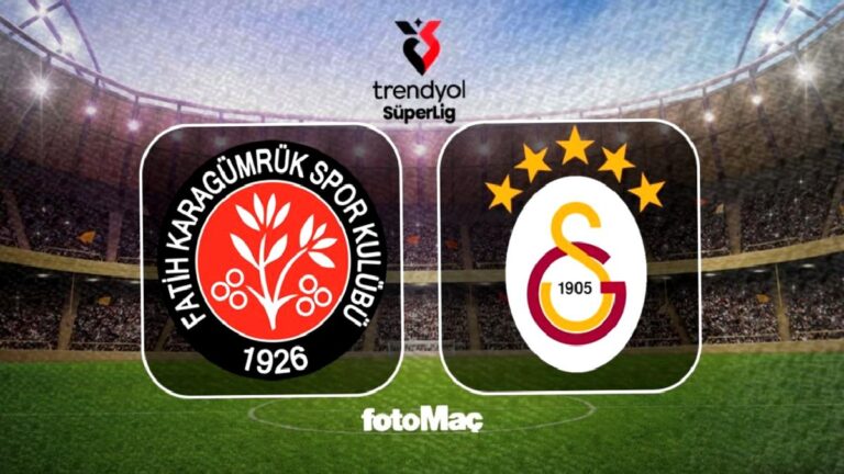Karagümrük Galatasaray maçı ne zaman, saat kaçta ve hangi kanalda?