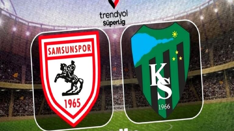 Samsunspor-Kocaelispor maçı CANLI | Trendyol Süper Lig