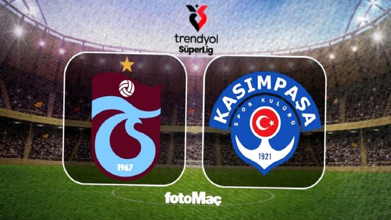 Trabzonspor-Kasımpaşa maçı ne zaman, saat kaçta ve hangi kanalda?