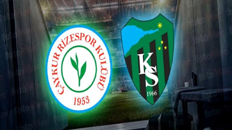 Çaykur Rizespor-Kocaelispor | CANLI