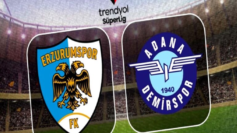 Erzurumspor FK-Adana Demirspor maçı: Saati, kanalı ve yayın bilgileri!