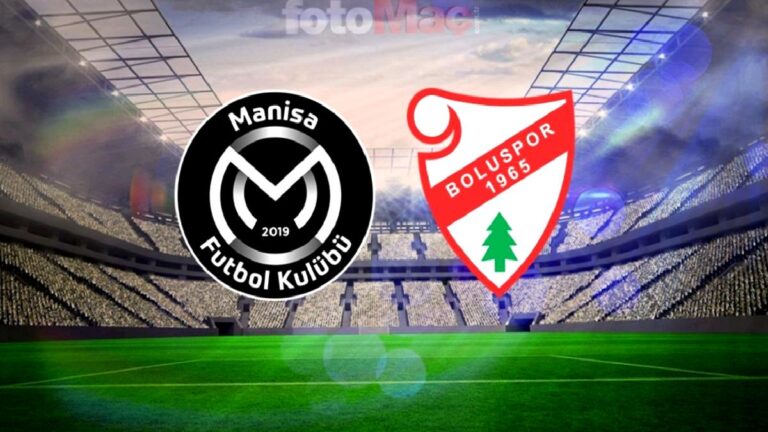 Manisa FK-Boluspor MAÇI CANLI İZLE | Ne zaman, saat kaçta ve hangi kanalda?
