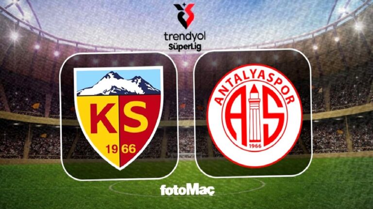 Zecorner Kayserispor-Hesap.com Antalyaspor maçı CANLI | Trendyol Süper Lig CANLI MAÇ