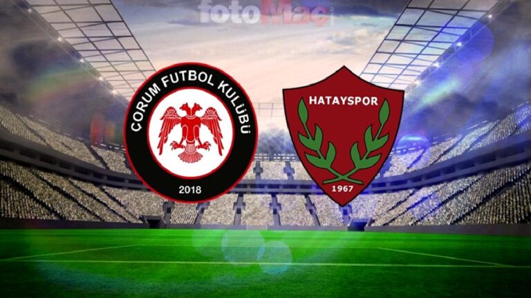 Arca Çorumspor-Atakaş Hatayspor maçı ne zaman, saat kaçta, hangi kanalda?