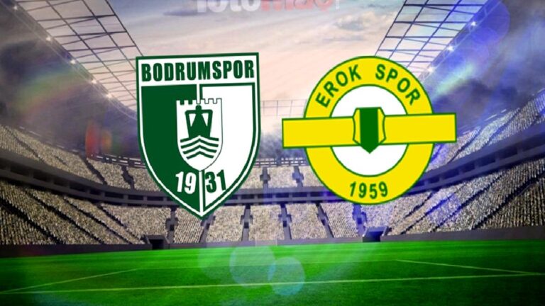 Bodrum FK – Esenler Erokspor maçı saat kaçta, hangi kanalda?
