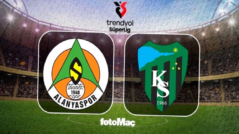 Corendon Alanyaspor-Kocaelispor maçı CANLI | Trendyol Süper Lig CANLI MAÇ