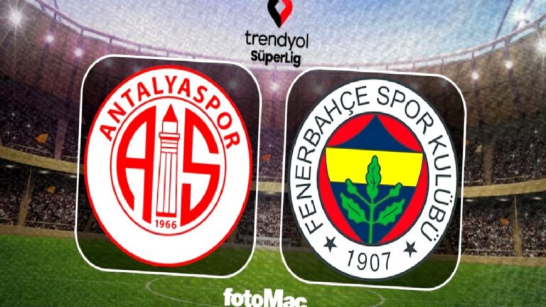 Hesap.com Antalyaspor-Fenerbahçe maçı ne zaman, saat kaçta, hangi kanalda?