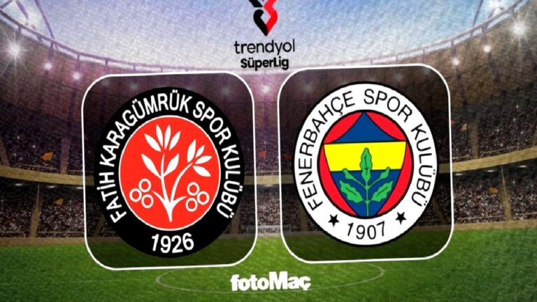 Mısırlı.com.tr Fatih Karagümrük-Fenerbahçe maçı CANLI | Muhtemel 11’ler
