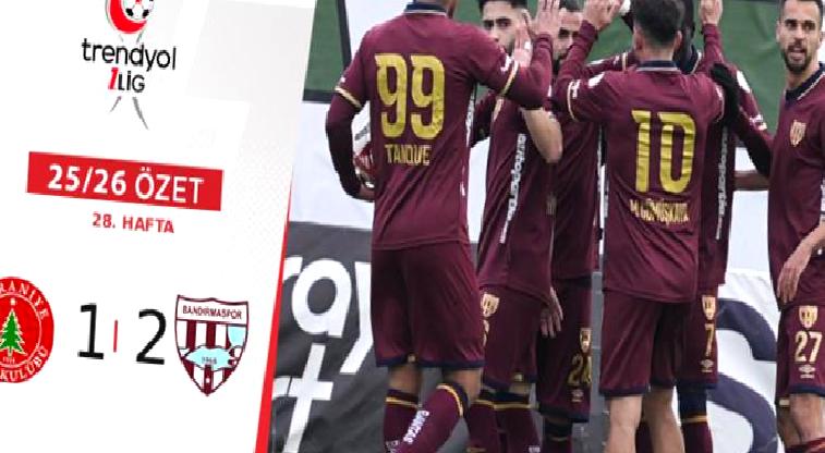 ÖZET | Bandırmaspor ikinci yarıda 3 puanı kaptı