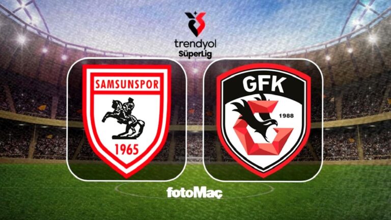 Samsunspor Gaziantep FK maçı ne zaman, saat kaçta ve hangi kanalda? | Süper Lig