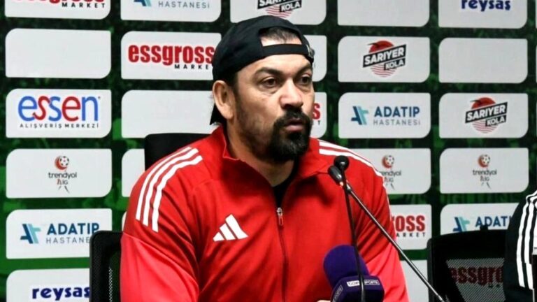 Sarıyerspor Teknik Direktörü Servet Çetin, Sakaryaspor maçının ardından konuştu