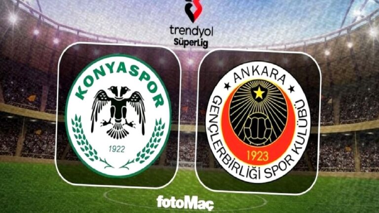 Tümosan Konyaspor-Natura Dünyası Gençlerbirliği maçı CANLI