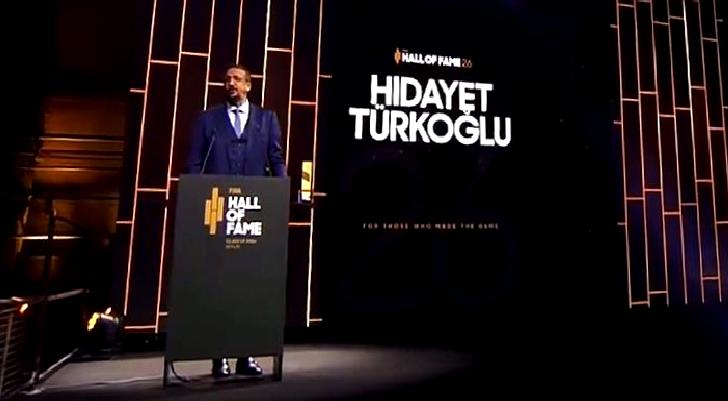 Hidayet Türkoğlu’na büyük onur