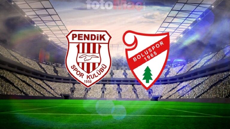 Siltaş Yapı Pendikspor – Boluspor maçı saat kaçta, hangi kanalda?