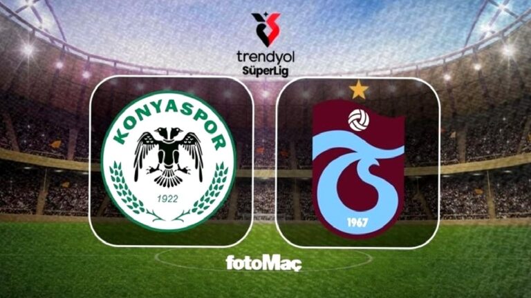TÜMOSAN Konyaspor-Trabzonspor maçı | CANLI İZLE (Trendyol Süper Lig)