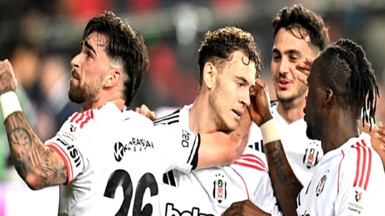 Beşiktaş, deplasmanda Gaziantep FK’yi mağlup etti!