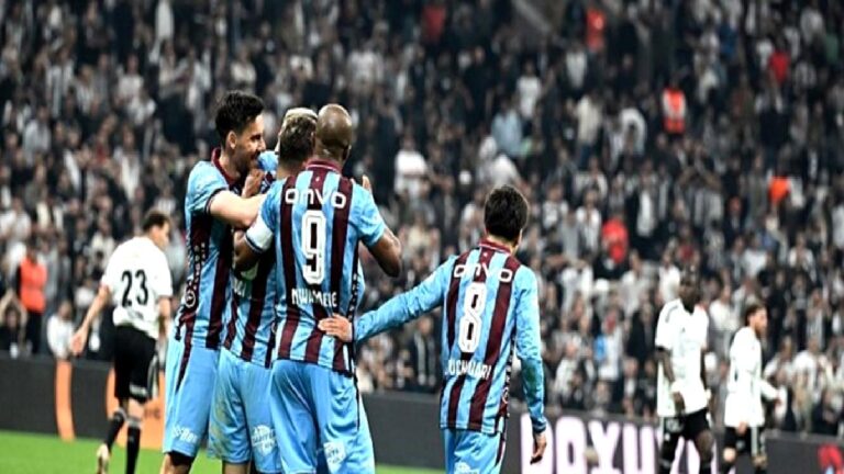 Dolmabahçe’deki derbiyi kazanan Trabzonspor!