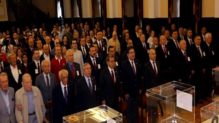 Galatasaray Kulübünün seçimli olağan genel kurulu başladı