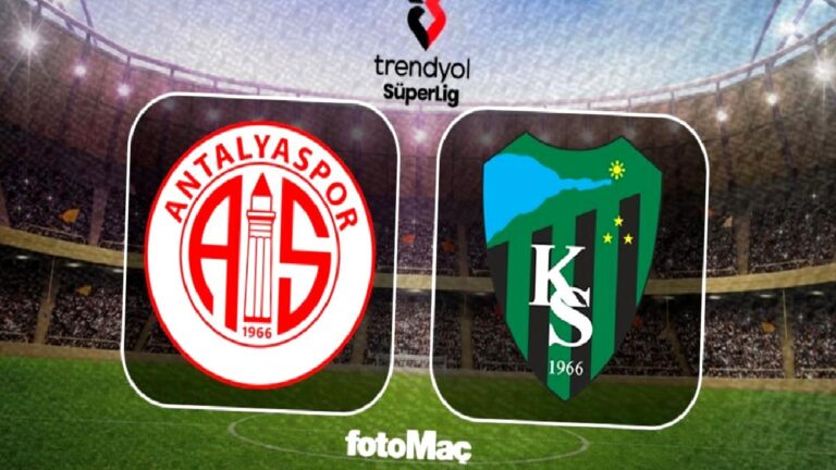 Hesap.com Antalyaspor-Kocaelispor maçı saat kaçta, hangi kanalda?