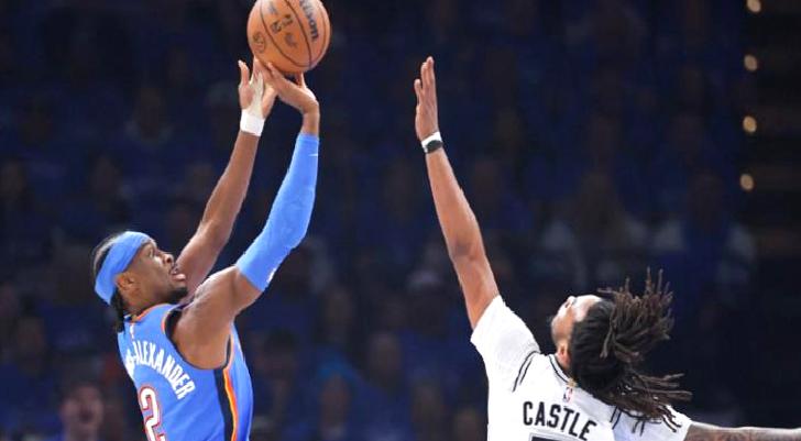 NBA Batı Konferansı finalinde Thunder, Spurs karşısında seriyi 1-1 yaptı