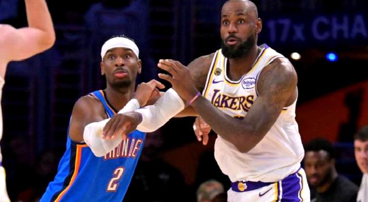 Thunder, Lakers karşısında durumu 3-0 yaptı