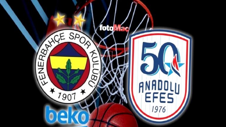 Fenerbahçe Beko-Anadolu Efes maçı CANLI | Ne zaman, saat kaçta, hangi kanalda?