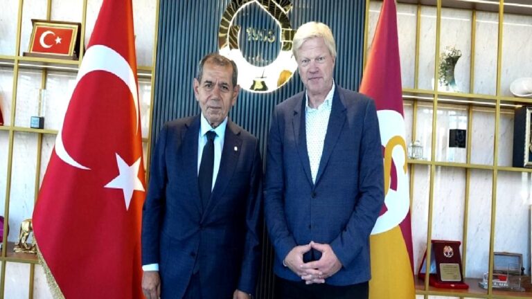 Oliver Kahn’dan Galatasaray Başkanı Dursun Özbek’e ziyaret