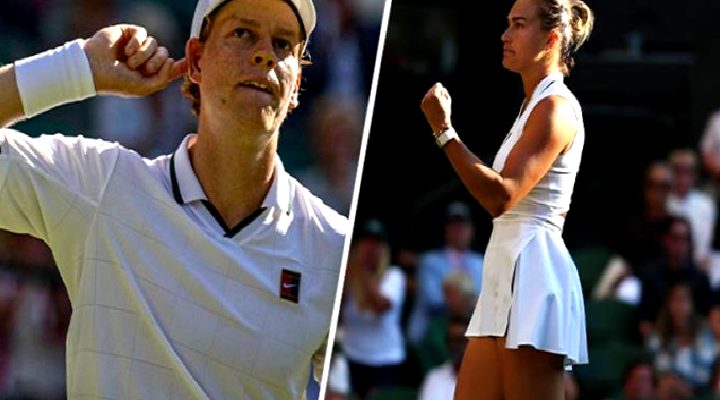 Sinner ve Sabalenka, Wimbledon’da son 16’ya girdi!