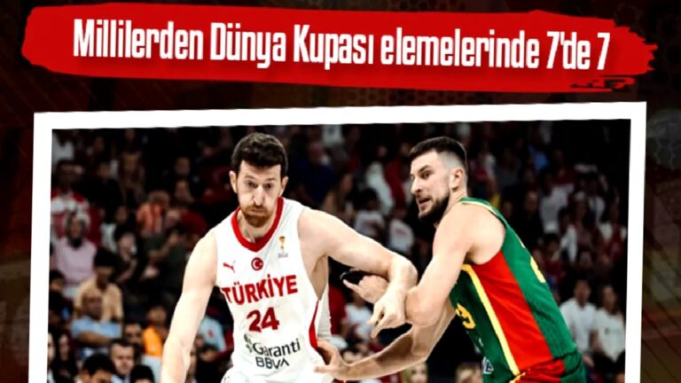 12 Dev Adam’dan harika başlangıç! Türkiye-Litvanya Maç Sonucu | FIBA Dünya Kupası Avrupa Elemeleri