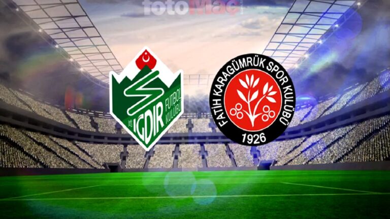 Alagöz Holding Iğdır FK – Fatih Karagümrük maçı saat kaçta, hangi kanalda?