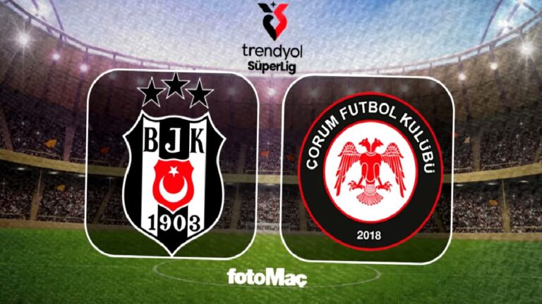 Beşiktaş-Arca Çorum FK maçı saat kaçta, hangi kanalda?