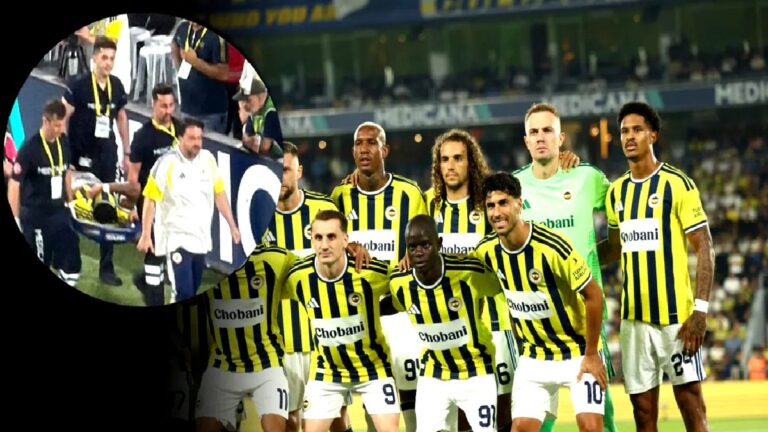 Fenerbahçe’de şok sakatlık! Sedyeyle ayrıldı