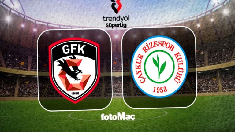 Gaziantep FK-Çaykur Rizespor maçı ne zaman, saat kaçta, hangi kanalda?