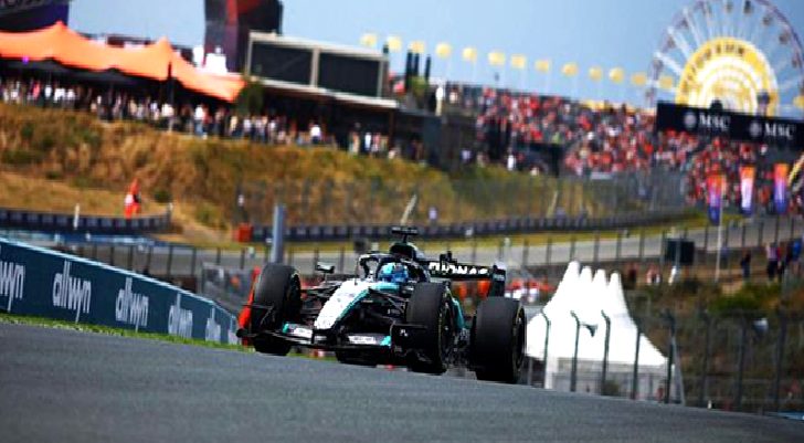 Hollanda Grand Prix’sinde pole pozisyonu Russell’ın!