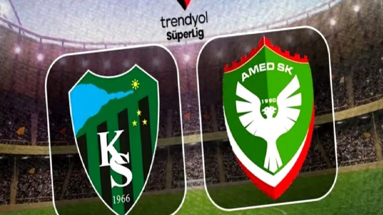 Kocaelispor-Amed Sportif Faaliyetler maçı CANLI | Trendyol Süper Lig