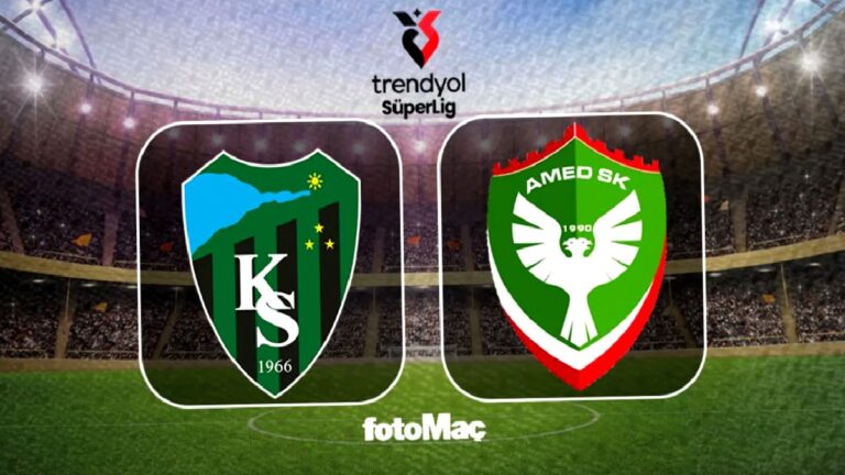 Kocaelispor-Amedspor maçı saat kaçta, hangi kanalda?