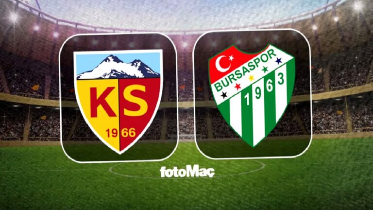 Metro Holding Kayserispor-Bursaspor maçı ne zaman, saat kaçta, hangi kanalda?