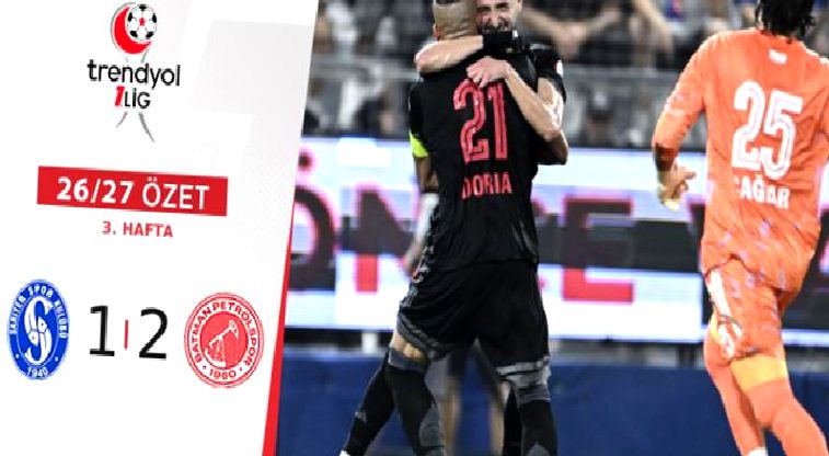 ÖZET | Batman Petrolspor deplasmanda kazandı