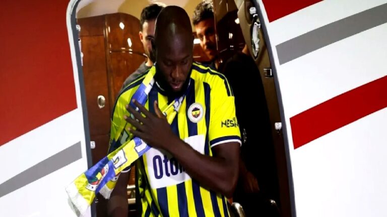Romelu Lukaku, Fenerbahçe için geldi! İşte ilk görüntüler
