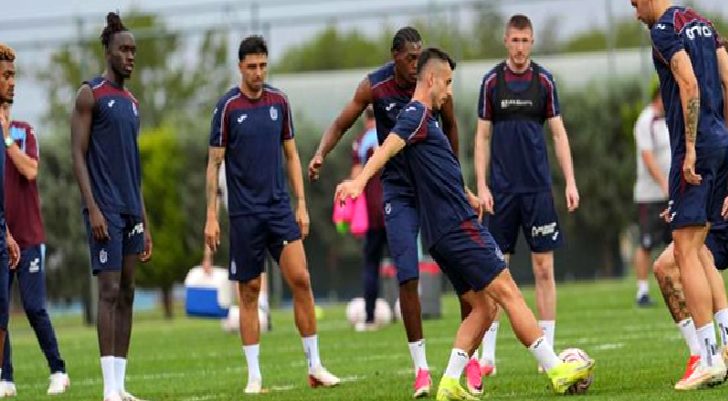 Trabzonspor, Ferencvaros maçı hazırlıklarına başladı