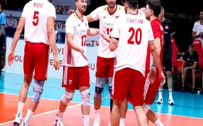 A Milli Erkek Voleybol Takımı, hazırlık maçında Danimarka’yı yendi