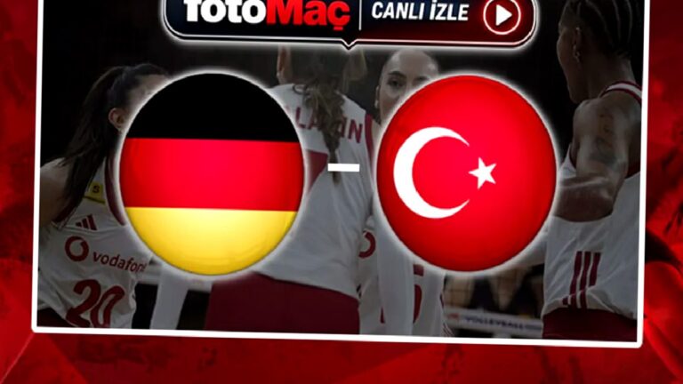 Almanya-Türkiye maçı CANLI İZLE (Kadınlar Avrupa Şampiyonası çeyrek final maçı)