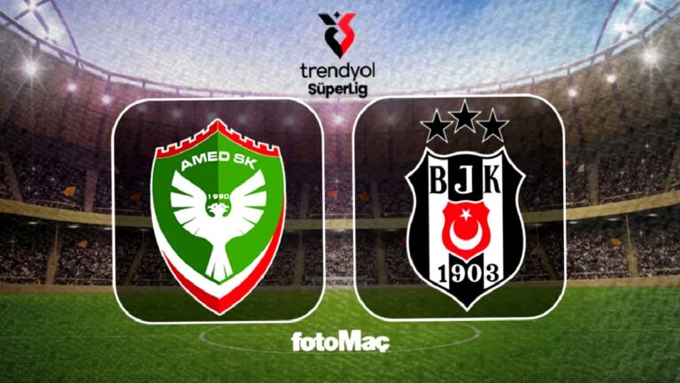 Amedspor-Beşiktaş maçı ne zaman, saat kaçta, hangi kanalda?