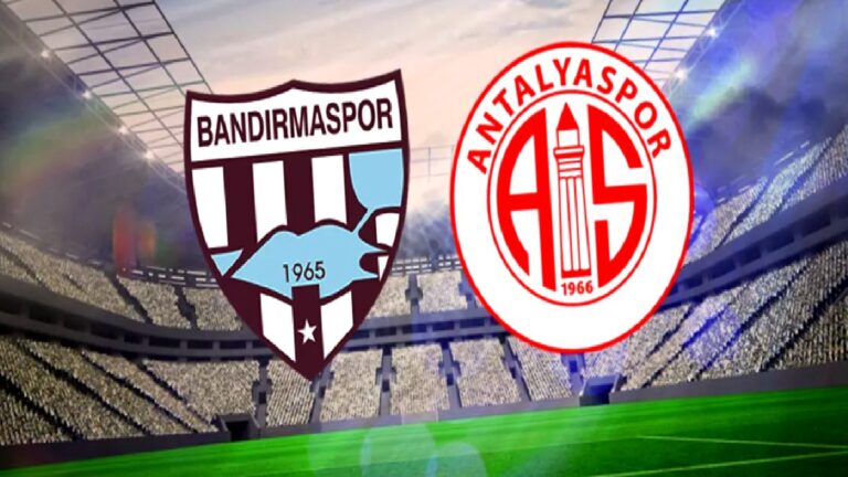Bandırmaspor – Antalyaspor maçı saat kaçta, hangi kanalda?