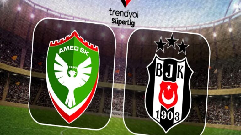 CANLI | Amedspor-Beşiktaş maçı saat kaçta, hangi kanalda?