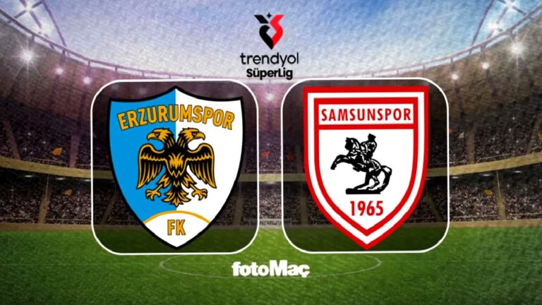 Erzurumspor FK-Samsunspor maçı ne zaman, saat kaçta, hangi kanalda?