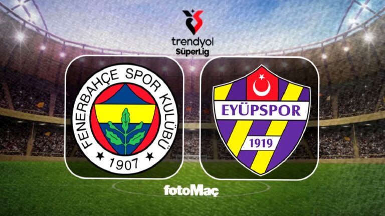 Fenerbahçe-Eyüpspor maçı ne zaman, saat kaçta, hangi kanalda?