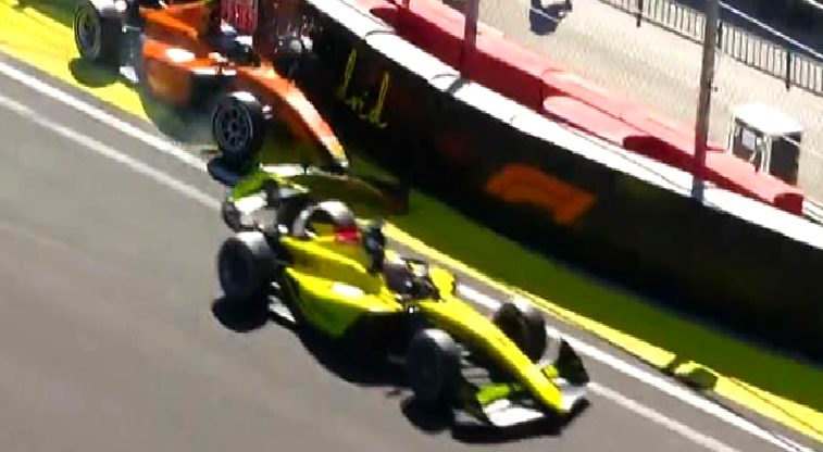 Formula 2’de korkutan kaza